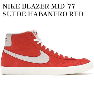 yCO 񂹏izNIKE BLAZER MID '77 SUEDE HABANERO RED CZ1088-600 Y fB[X lC 