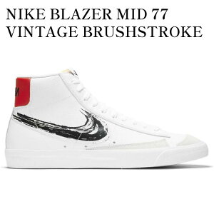yCO 񂹏izNIKE BLAZER MID 77 VINTAGE BRUSHSTROKE SWOOSH DC4838-100 Y fB[X lC 