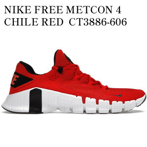 yCO 񂹏izNIKE FREE METCON 4 CHILE RED CT3886-606 Y fB[X lC 
