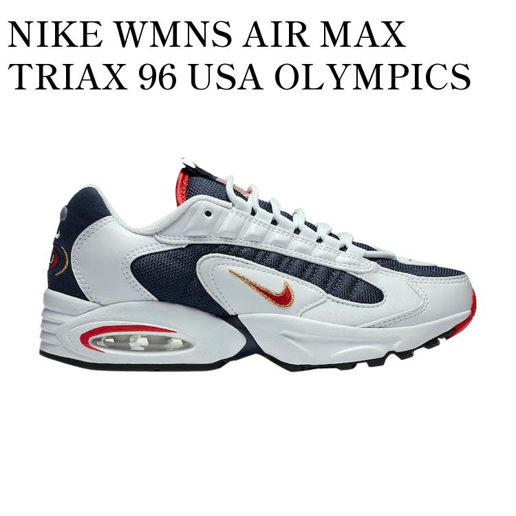 【お取り寄せ商品】NIKE WMNS AIR MAX TRIAX 96 USA OLYMPICS (2020) ナイキ ウィメンズ エアマックス トライアックス 96 USA オリンピック (2020) CV8098-400のサムネイル