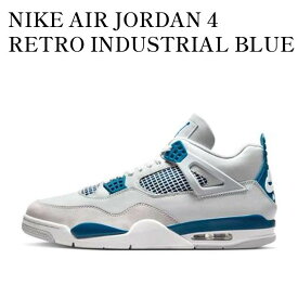 【お取り寄せ商品】NIKE AIR JORDAN 4 RETRO INDUSTRIAL BLUE ナイキ エアジョーダン4 レトロ インダストリアルブルー FV5029-141 メンズ レディース 人気 おしゃれ