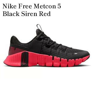 �y�C�O���� �����񂹏��i�z Nike Free Metcon 5 Black Siren Red (Women's) DV3950-003 �����Y ���f�B�[�X �l�C �������