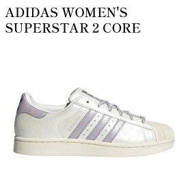 【お取り寄せ商品】ADIDAS WOMEN'S SUPERSTAR 2 CORE WHITE/SILVER DAWN/CHALK WHITE アディダス ウィメンズ スーパースター2 コアホワイト/シルバードーン/チョークホワイト JR6984 メンズ レディース 人気 おしゃれ