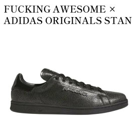【お取り寄せ商品】FUCKING AWESOME × ADIDAS ORIGINALS STAN SMITH BLACK TEXTURED ファッキンオーサム × アディダスオリジナルス スタンスミス ブラックテクスチャード IH3148 メンズ レディース 人気 おしゃれ