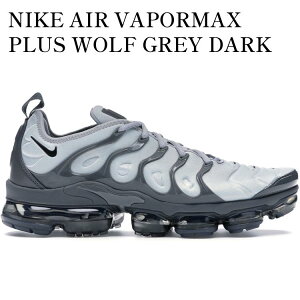 yCO 񂹏izNIKE AIR VAPORMAX PLUS WOLF GREY DARK GREY 924453-016 Y fB[X lC 