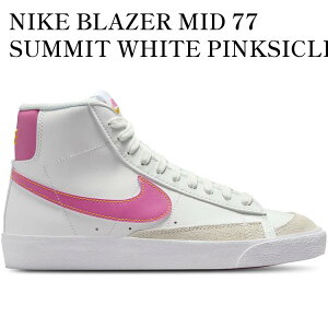 yCO 񂹏izNIKE BLAZER MID 77 SUMMIT WHITE PINKSICLE (GS) DA4086-118 Y fB[X lC 