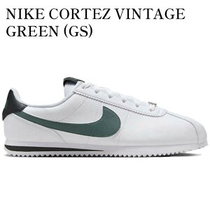 yCO 񂹏izNIKE CORTEZ VINTAGE GREEN (GS) DM0950-106 Y fB[X lC 