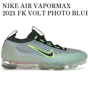 yCO 񂹏izNIKE AIR VAPORMAX 2021 FK VOLT PHOTO BLUE (GS) DX3367-700 Y fB[X lC 