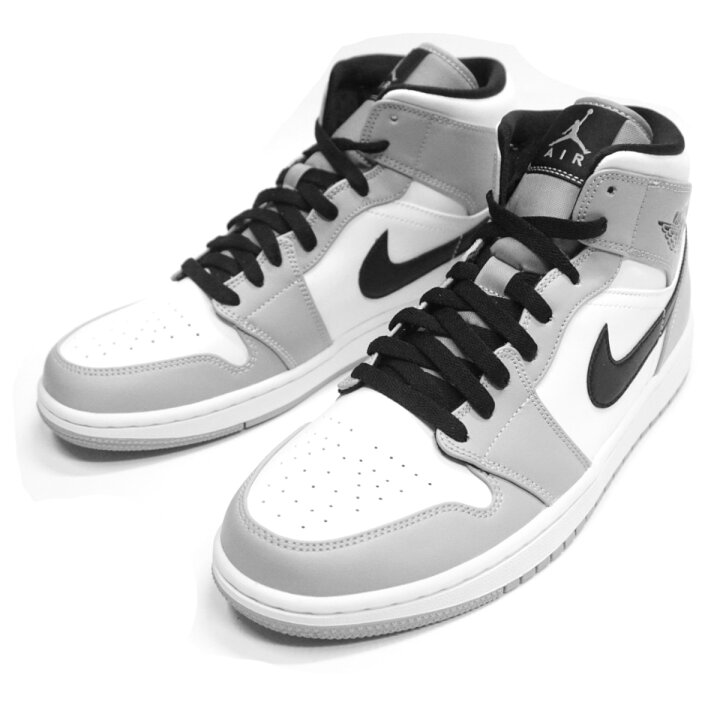 smoke grey jordans mid