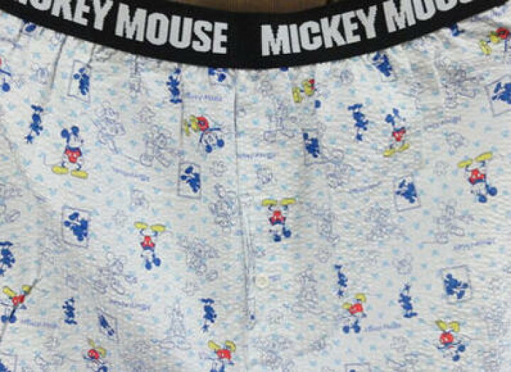 楽天市場 ディズニー ステテコ ２枚セットミッキーマウス少々難あり訳あり通常内側に縫い付けてある品質表示タグのない商品です涼しいサッカー生地ウエスト部分はゴムが縫い付けてあります ステテコは前開きで便利disney ライトのパジャマ屋