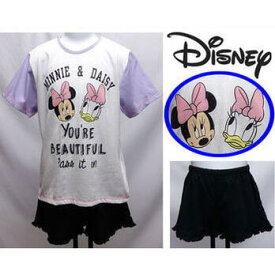 Disney ミニーマウス＆デイジーダック薄手のニット生地（Tシャツ生地）半袖子供パジャマディズニーパジャマ キッズ140・150センチdisney