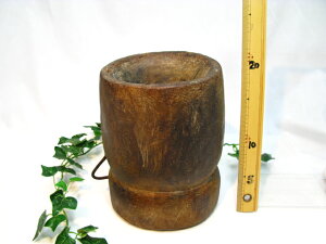 古木の鉢(フラワーウッドポット)607アジアン(アジア)テイスト タイ(チェンマイ産) 和 おしゃれ