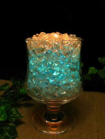 水晶 ランプ 【 パワーストーン 天然石 ランプ 】ティーグラス　ブルー【 クオーツ ランプ 】浄化ランプ強力パワーと癒しランプ