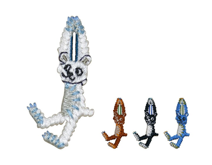 楽天市場】【クマ】刺繍ボタンアクセサリー、Made in japan、動物 