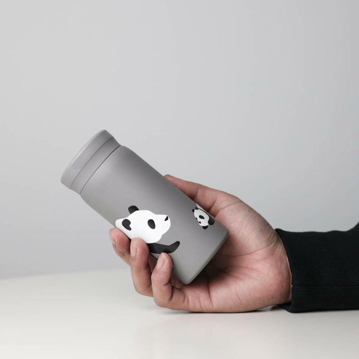 楽天市場】【送料無料】水筒 魔法瓶 180ml ステンレスボトル パンダ 