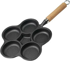 フライパン 目玉焼きフライパン マルチパン 朝食パン 玉子焼き器 朝食 焼き鍋 料理用 たまごやき パンケーキプレート 仕切り付き 焦げ付きにくい洗いやすい お弁当 今川焼き パンケーキ 焼きおにぎり 調理ツール, 6穴