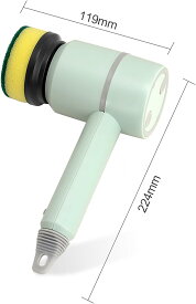 電動掃除ブラシ バスポリッシャー デッキブラシ 2スピード 充電式 コードレス 電動 お風呂掃除 軽量 IPX7防水 浴室浴槽 キッチン 調理台 お手洗い