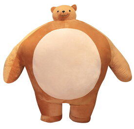 くまぬいぐるみ くま抱き枕 可愛い くまおもちゃ ぬいぐるみ 丸っこい くまクマクッション 柔らかい 添い寝枕 抱き枕 気持ちいい抱き枕 ソファー背当て ふわふわ 面白いギフトお祝い クリスマスプレゼント