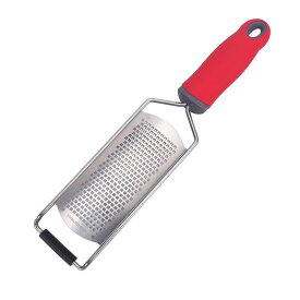 ロカメおろし器 チーズおろし器 チーズおろし器 ステンレス 幅広 チョコ ガーリック レモン ジンジャー 滑り止め フック穴付き お手入れ簡単