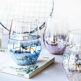 【クーポンあり！】2個セット コップ食器 カップ タンブラー コップ クリア ウォーターマグ ウイスキーグラス ワインカップ 透明タンブラー 鉛フリーガラス製品 水ガラス