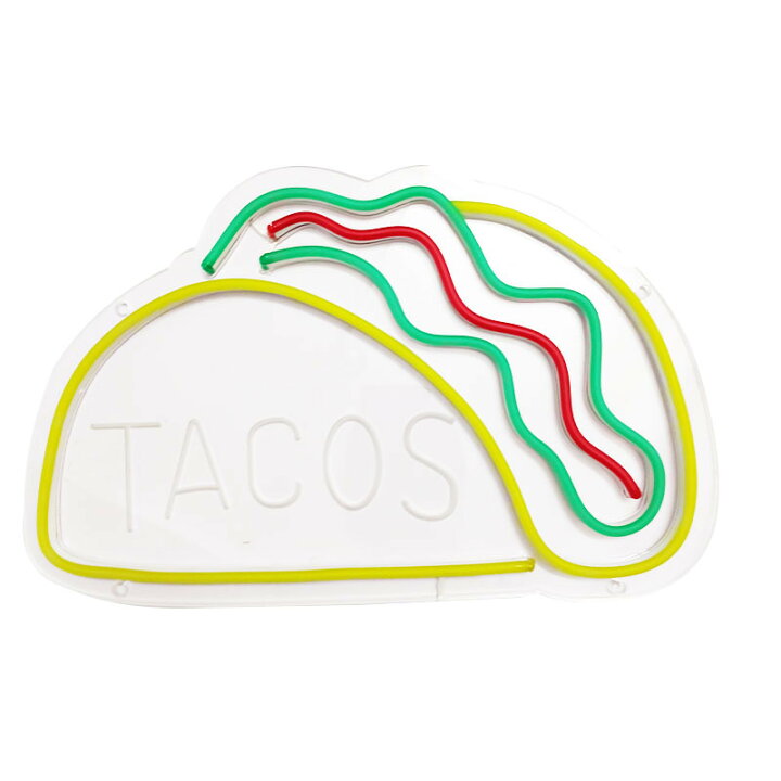楽天市場】Tacosネオンサイン LEDネオンライト 壁掛け ネオン看板 