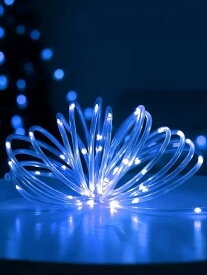イルミネーションライト ソーラー式 屋外 防水 ライト 100灯 10m 8点灯パターン LEDチューブライト LED ロープライト 自動点灯 消灯 ツリー 飾り 電飾ライト パーティー 新年 祝日 結婚式 庭など対応 クリスマス電飾 公園/庭/店 飾り 屋内屋外兼用！