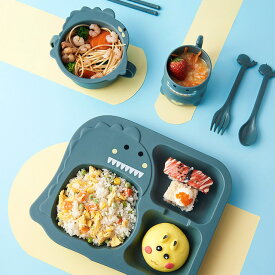 ランチプレート 子供 かわいい キッズプレート ランチプレート ベビー食器 仕切り ボウル 子供用品 仕切り付きプレート 食器 はじめて 皿 軽量 離乳食 食器セット 子ども用食器セット