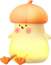LEDアニマルナイトランプ チキンナイトランプ ナイトライト Chichen - チキンパットライト | かわいいチキンタッチナイトライト 寝室 寮用 子供部屋へ TYPE-C ギフト 出産祝い 誕生日プレゼント USB充電式