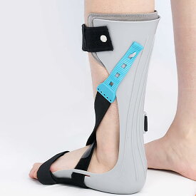 足首足装具サポート、下垂足ブレース足首足装具、4段階バックル調整およびウェアラブルウォーキングドロップ足装具、男性と女性の脳卒中、MS、片麻痺下垂足 サイズ選択 S-XL(22.5CM-27CM) 1個