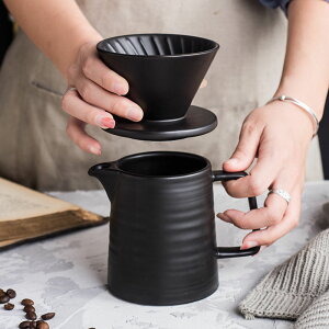 コーヒーサーバー コーヒードリッパーセット 陶器製 アメリカンポアオーバーコーヒーセット コーヒー ドリッパー 2-4カップホームフィルターコーヒーメーカー コーヒーセット コーヒー用