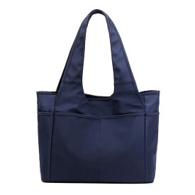 トートバッグ ショルダーバッグ レディース マザーズバッグ ナイロン 軽量 大容量 撥水 ポケットたくさん シンプル A4 通勤 通学 旅行 ジム エコバッグ