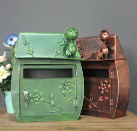 郵便ポスト レトロな防水壁掛け 装飾パスト 玄関、