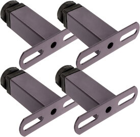 4個可能なベッドフレーム用サポート脚 属製 ベッド センターサポート対応 耐荷重設計 家具の脚 交換用 マットレス保護