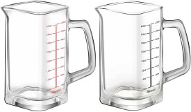 エスプレッソショットグラス 計量カップ 120ml/4oz ショットグラス 目盛り付きハンドル付き コーヒー ミルク 水 お酒グラス ワイングラス 厚み強化 耐熱グラス