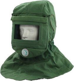 サンドブラストカバー 防塵 防風キャンバスケープサンドブラスト保護マスク 耐熱 切断 傷防止ネックカバーサンドブラストマスク