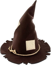 ハロウィン 魔女の帽子 かかし帽 かかしアクセサリー コスプレぼうし ハット 魔法使い ウィッチ 悪魔 魔女 仮装 ハロウィン衣装 超可愛い 三角帽子 面白い カカシ コスチューム小物 舞台 演出 仮面舞踏会 パーティー コスプレ小道具 文化祭 学園祭