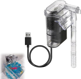 水槽フィルター 水槽フィルターポンプ 外掛けフィルター 水族館用外部フィルターポンプ 外部吊り下げ式 水槽用フィルターポンプ フィルター 流れる水 フィルターポンプ 濾過器 水槽浄水器 水循環ろ過 水槽酸素ポンプ USB