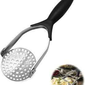 マッシャー ステンレス ポテトマッシャー 折りたたみ式 お手入れ簡単 細かい穴 ミニ 離乳食/たまご/じゃがいも/果物 料理 業務用 野菜つぶし器 マッシュポテト 器具