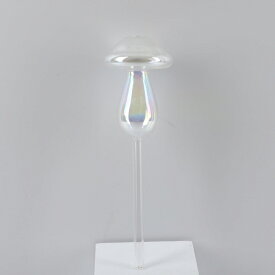 レインボー植物散水グローブ、キノコ セルフウォータースパイク 虹色 虹色グラデーションカラー 植物散水球根デバイス 3個パック