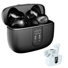 2024 業界超軽量設計 無線 イヤホン Bluetooth イヤホン ワイヤレスイヤホン 人気 Hi-Fi音質 ブルートゥースイヤホン 数字LEDディスプレイ表示 両耳ENCノイズキャンセリング 超小型イヤホン 軽量 完全わいやれすいやほん ぶるーとぅーす イヤホン 左右分離型