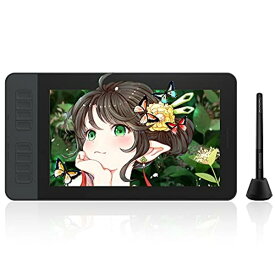 GAOMON液タブPD1161 11.6インチIPS HDデジタルイラスト液晶ペンタブレット　傾き検知付き8つショートカットキーと8192レベル筆圧の電