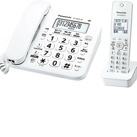 パナソニック コードレス電話機(子機1台付き) ホワイト VE-GD27DL-W