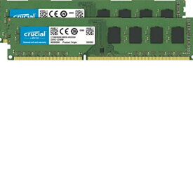 Crucial(Micron製) デスクトップPC用メモリ PC3L-12800(DDR3L-1600) 8GB×2枚 1.35V/1.5V対応 CL11 240pin CT2K102464BD160B