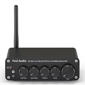 Fosi Audio BT30D Bluetooth5.0アンプ パワーアンプ サウンドアンプ SUB音量/周波数調整 高性能TPA3116D2チップ ステレオ オーディオ