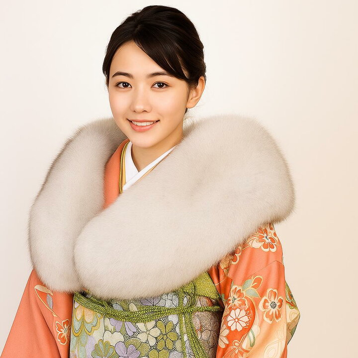 楽天市場】成人式 ブルーフォックス SAGA FURS 振袖 ショール 日本製  