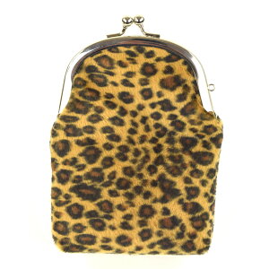 がま口 たばこケース ヒョウ柄 ギフト プレゼント おしゃれ 可愛い マスクケース タバコケース アイコスケース ポーチ 敬老の日 母の日 父の日 クリスマス ホワイトデー