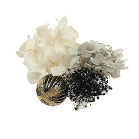 髪飾り 成人式 結婚式 和装 手毬 ドライフラワー 4点セット 振袖用 ウェディング 卒業式 袴 花 着物 ヘアアクセサリー ヘッドドレス かすみ草 レッド ブラック ホワイト