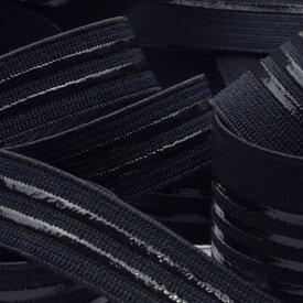 SIC 滑り止めシリコーンゴム 20mm ブラック 1メートル 服飾 手芸 SHINDO