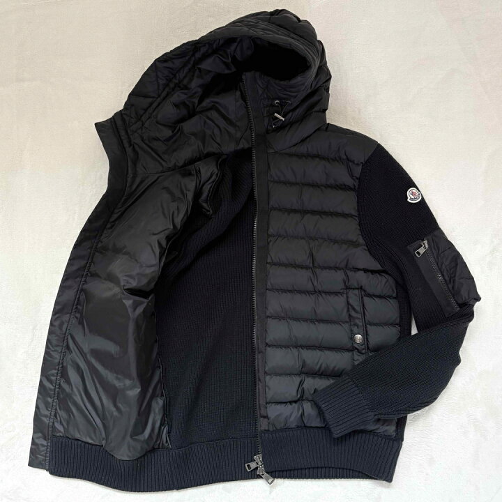 楽天市場】【中古】 モンクレール MONCLER ハイブリッド ニットダウン 