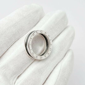 【中古】 BVLGARI ブルガリ シルバーリング ビーゼロワン セーブザチルドレン